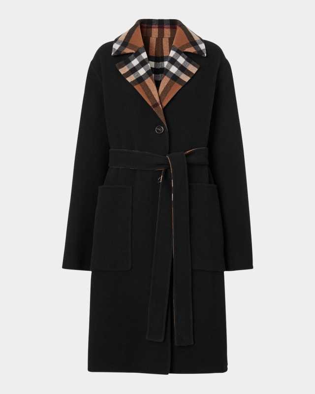 Dorea Belted Reversible Coat