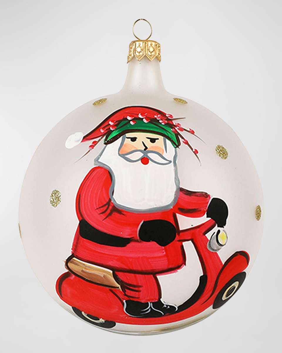 Old St. Nick Bike Ornament