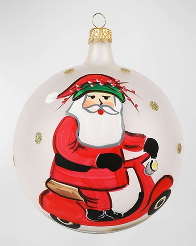 Old St. Nick Bike Ornament