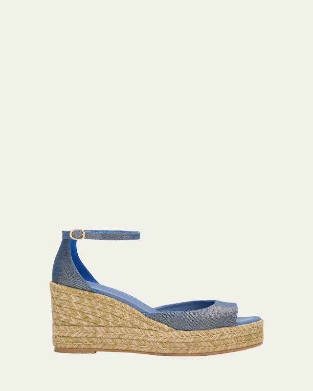 Nudista Crisscross Wedge Platform Sandals