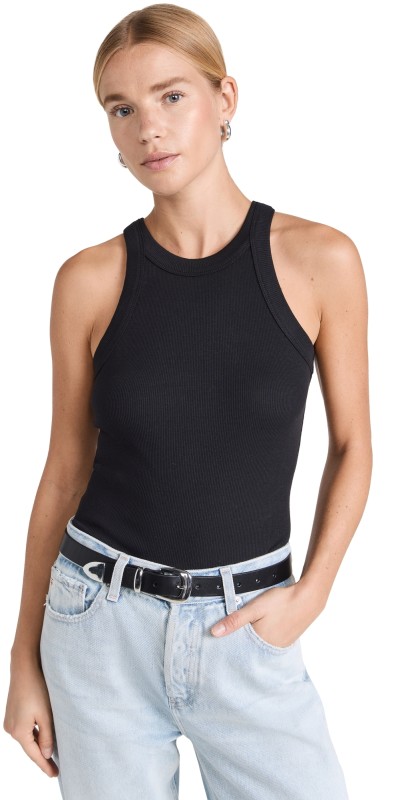 Reformation Tasha Tank Black