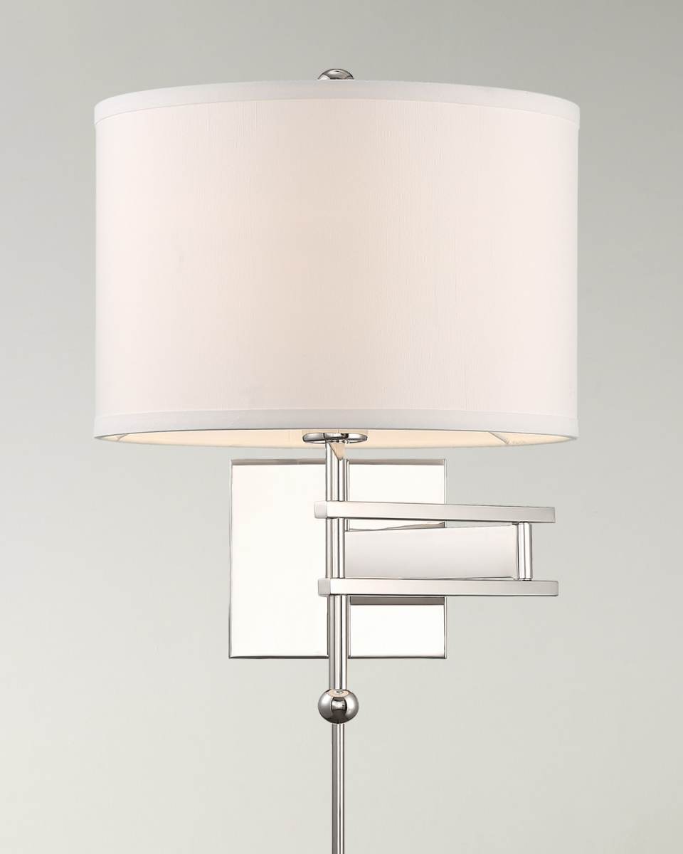 Marshall 1-Light Polished Nickel Wall Mount