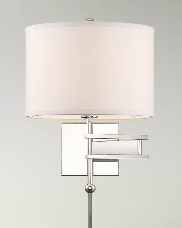 Marshall 1-Light Polished Nickel Wall Mount