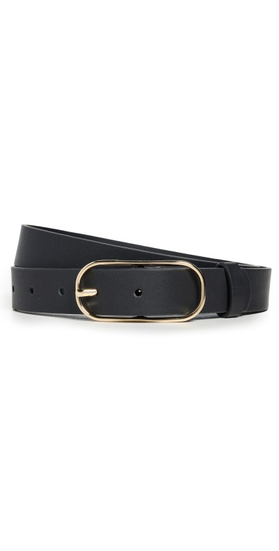 ANINE BING Harper Belt Black
