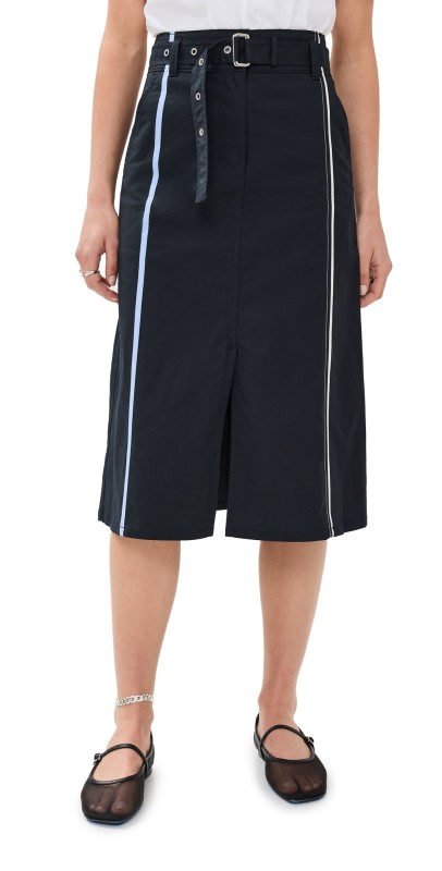 3.1 Phillip Lim Deconstructed Skirt Navy