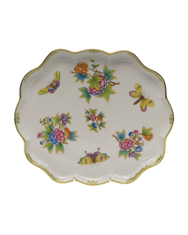 Queen Victoria Scalloped Tray