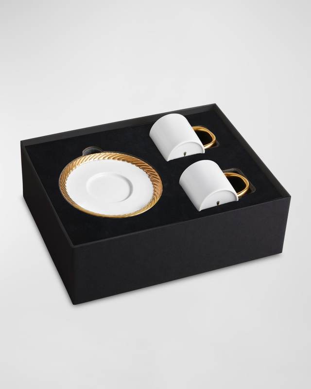 Corde 3-Piece Espresso Cup & Saucer Set