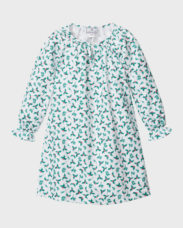 Girl's Delphine Sprigs of the Season Nightgown, Size 6M-14