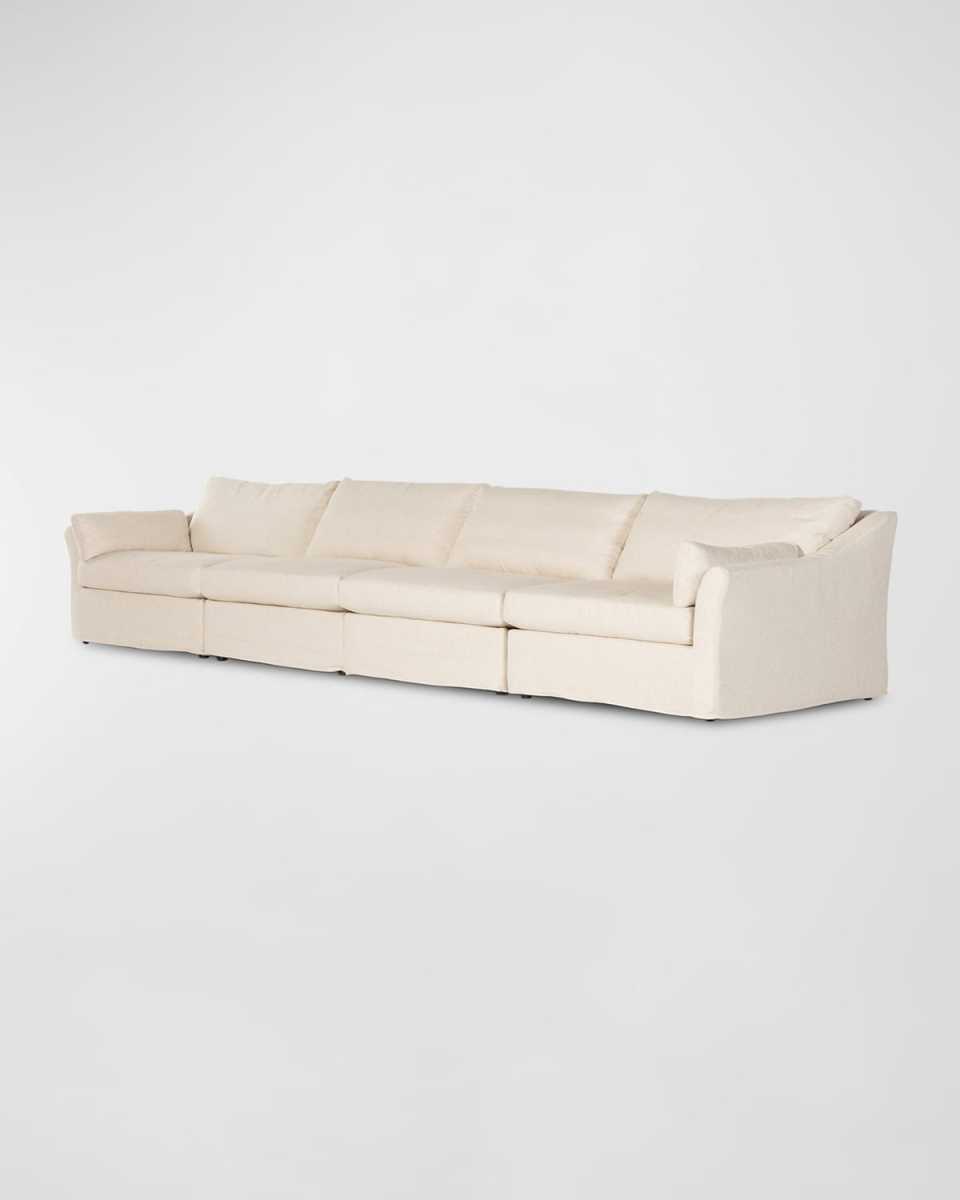 Delray 4-Piece Sectional Sofa, 180"