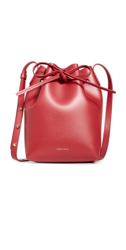 Mansur Gavriel Mini Bucket Bag Flamma