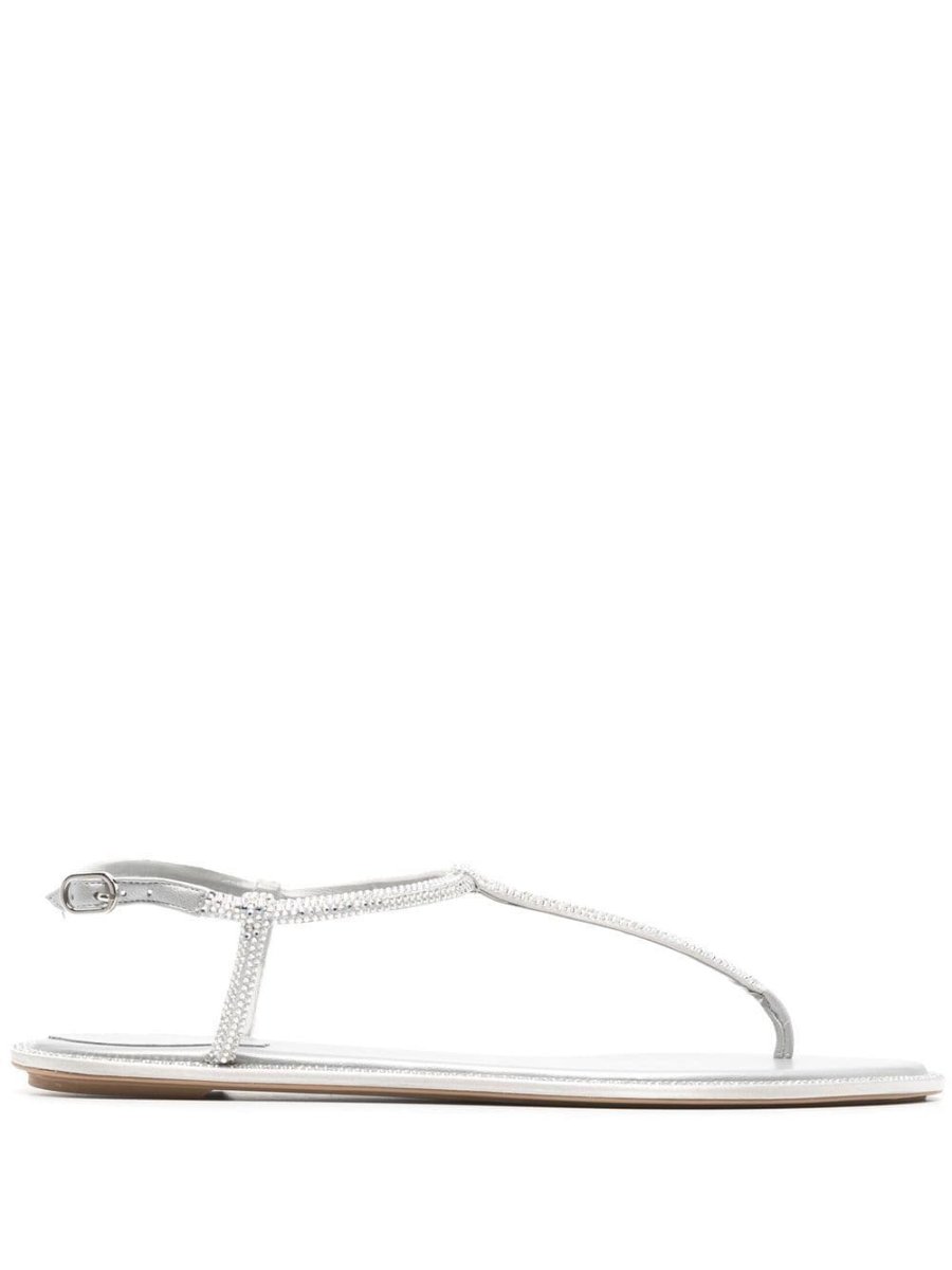 crystal-embellished sandals