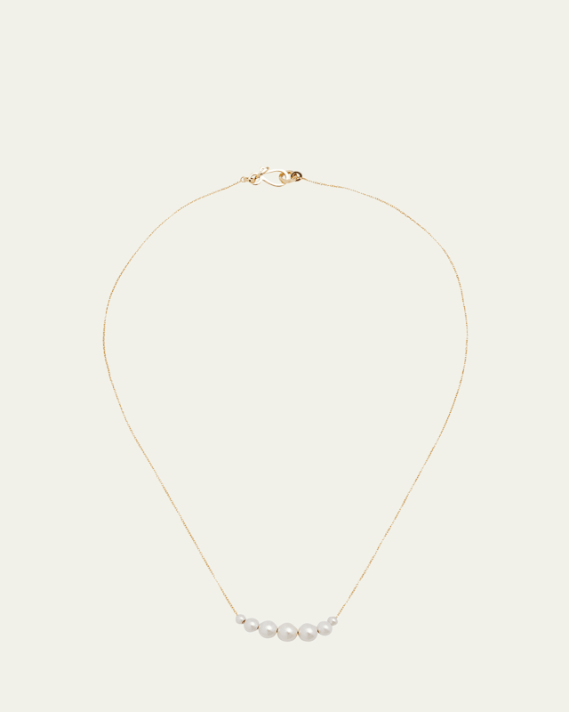 Grande Orangerie de Perle Graduated Freshwater Pearls on 14K Yellow Gold Chain