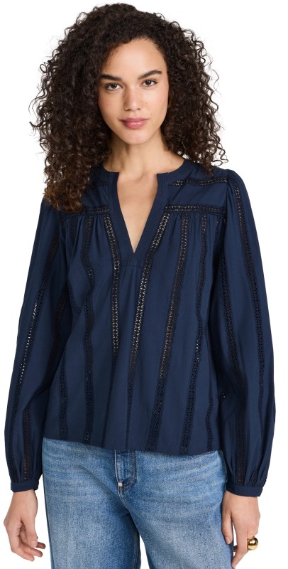 Ulla Johnson Rowan Blouse Midnight
