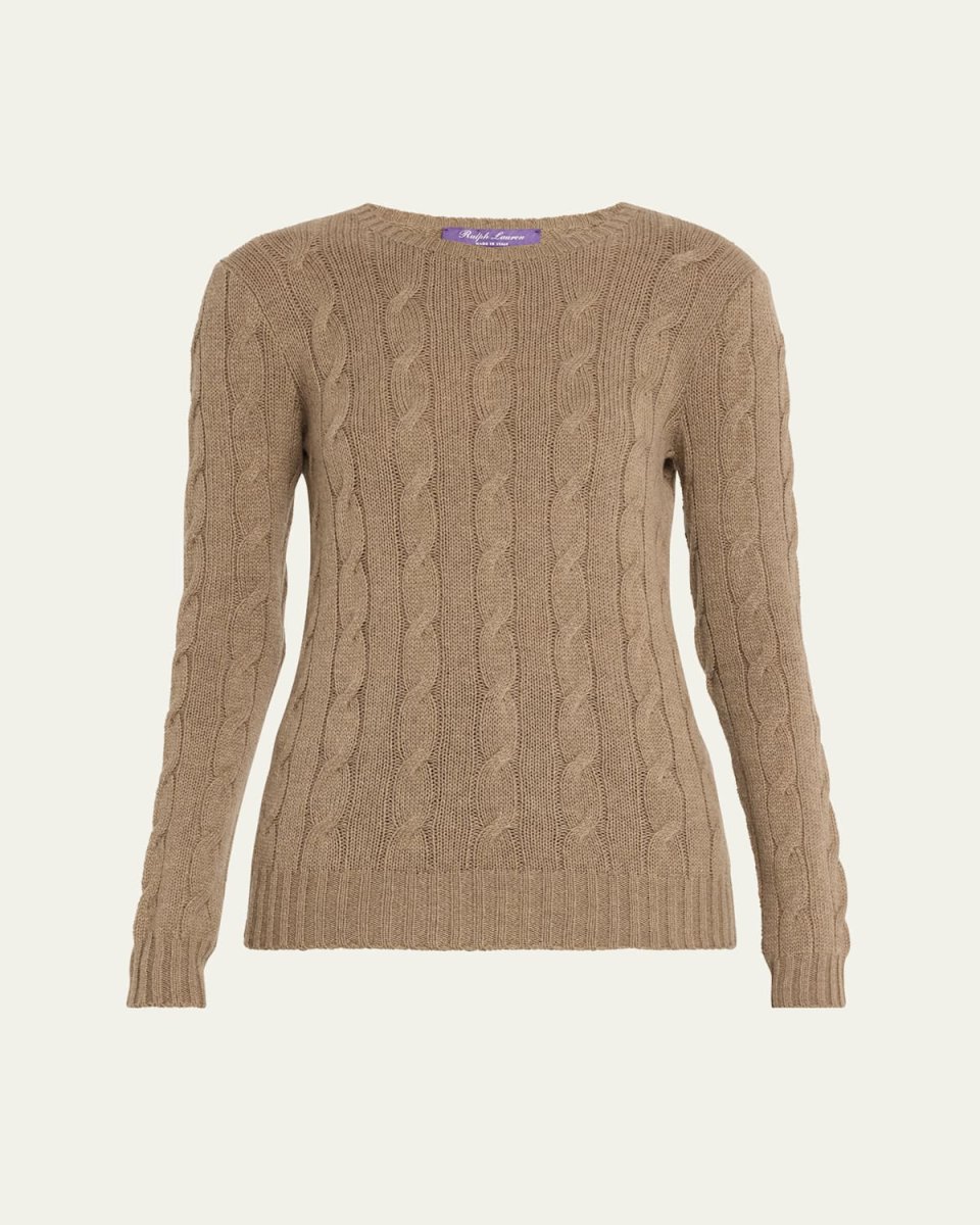Cable-Knit Cashmere Sweater