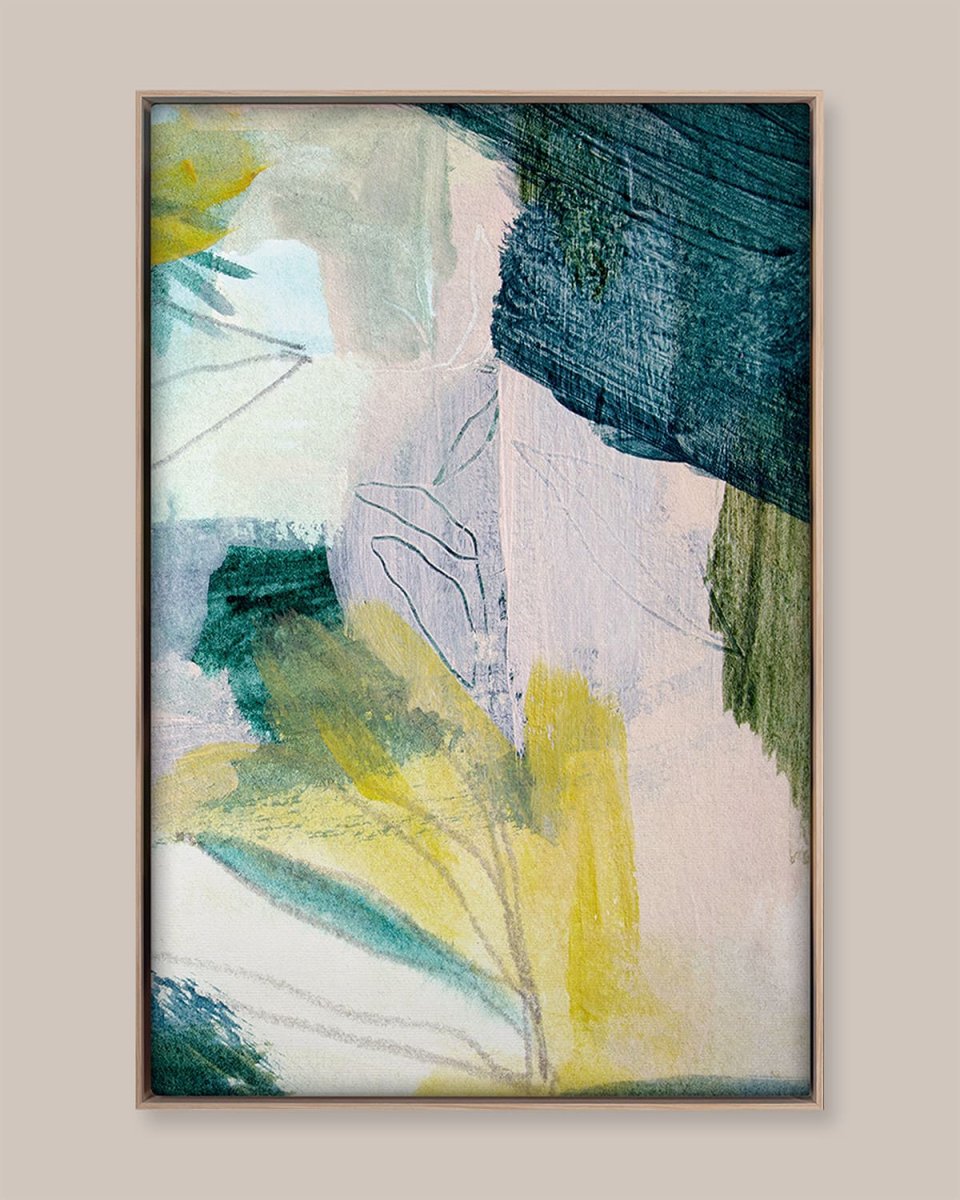 "Jungle Paint II" Digital Art Print on Canvas by Hope Bainbridge