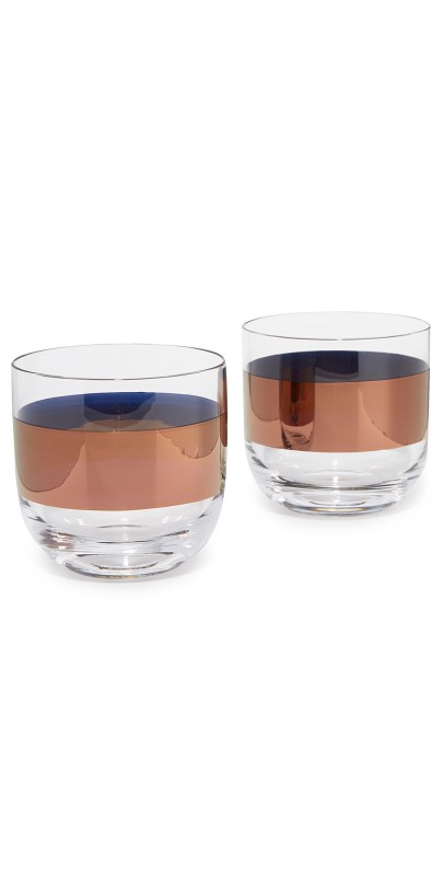 Tom Dixon Tank Whisky Glasses Copper One Size