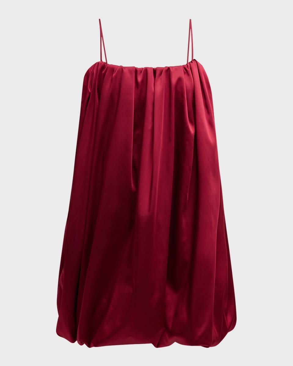 India Sleeveless Bubble Mini Dress