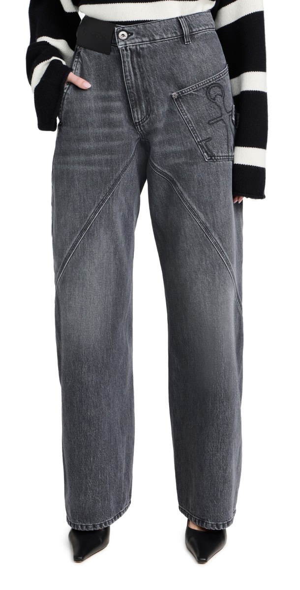 JW Anderson Twisted Workwear Jeans Grey