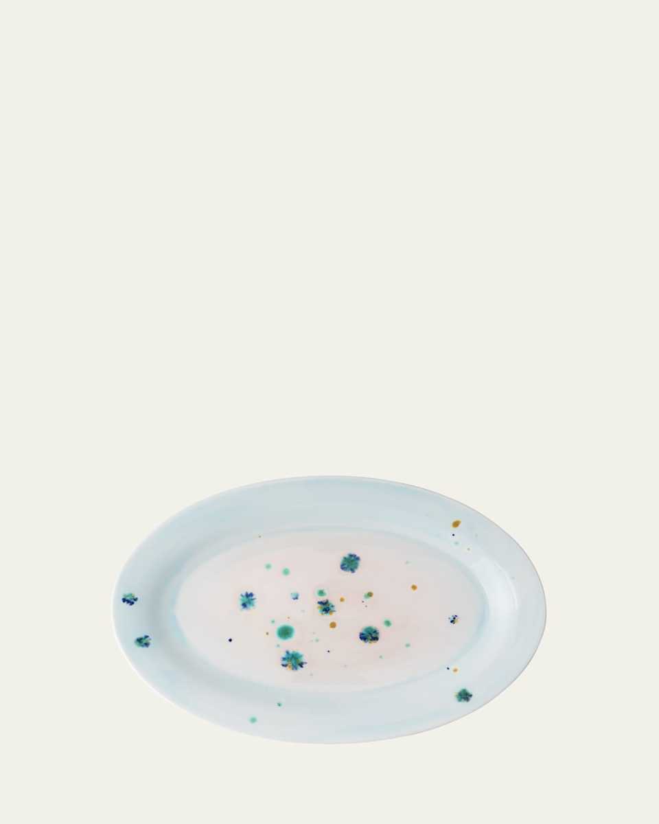 Winter Oval Rim Platter