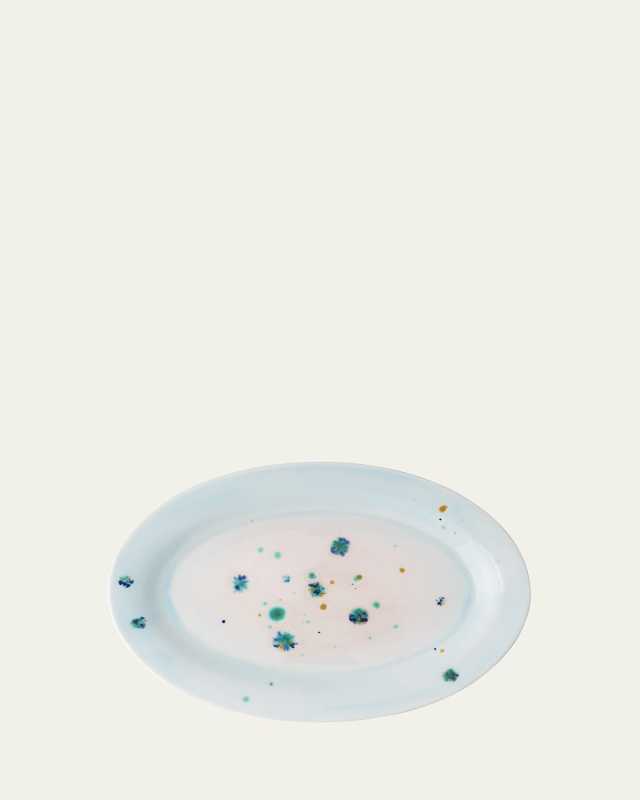 Winter Oval Rim Platter