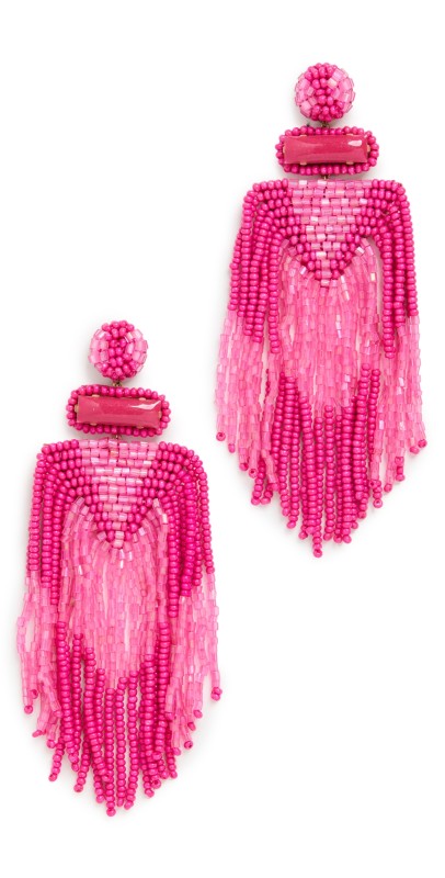 Deepa Gurnani Deepa by Deepa Gurnani Jody Earrings Hot Pink