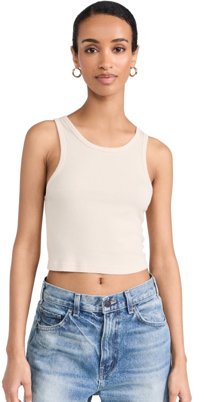 Cotton Citizen Verona Crop Tank Oatmeal