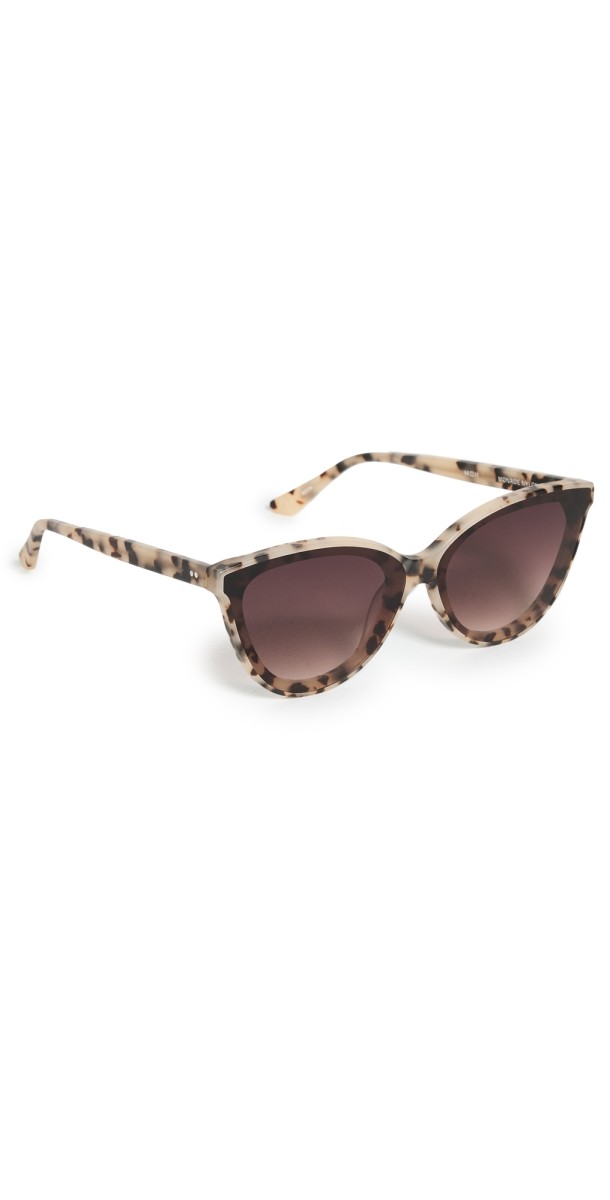Krewe Monroe Nylon Sunglasses Matte Oyster 24K
