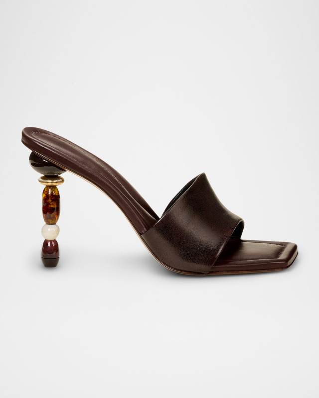 Mahina Leather Mule Sandals