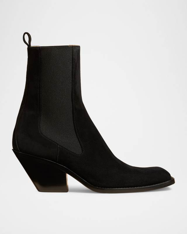 Austin Suede Chelsea Booties