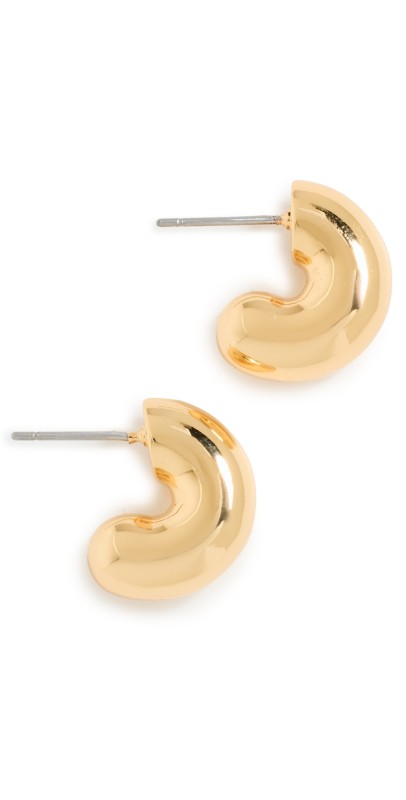 Jenny Bird Tome Hoops Small High Polish Gold