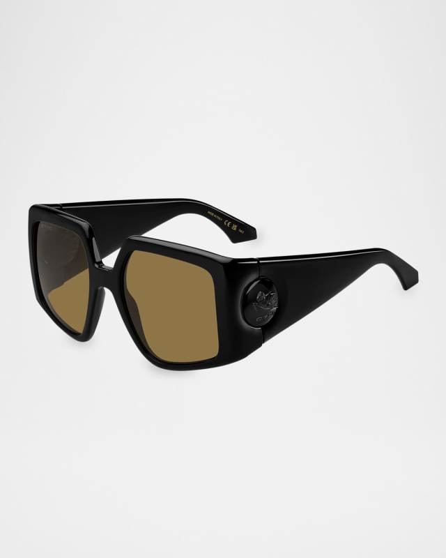 Oversized Square Plastic Sunglasses