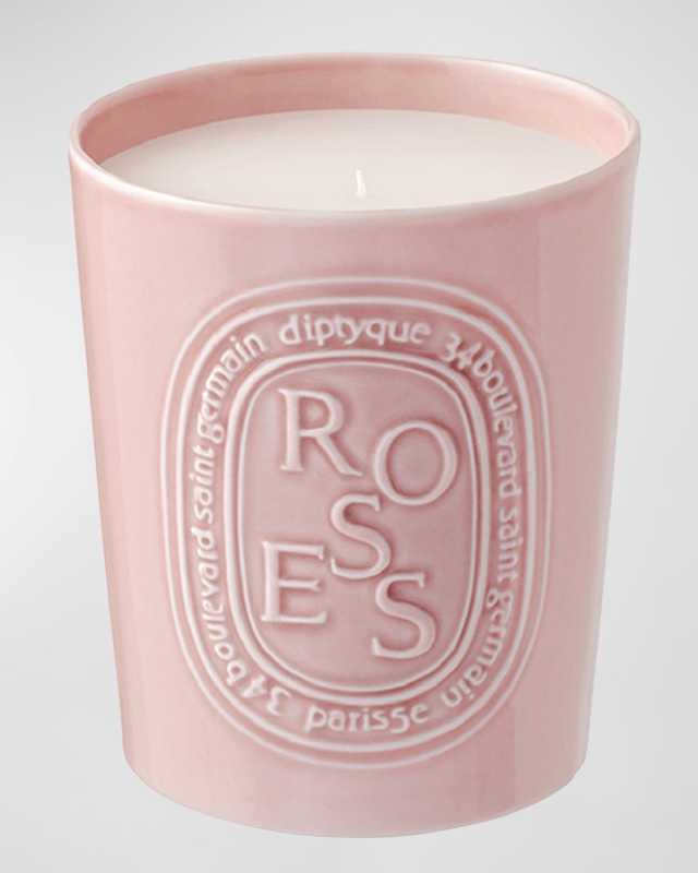 Roses Scented Pink Candle, 21.2 oz.