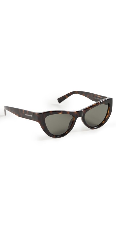 Saint Laurent SL 676 Sunglasses Havana-Havana-Grey