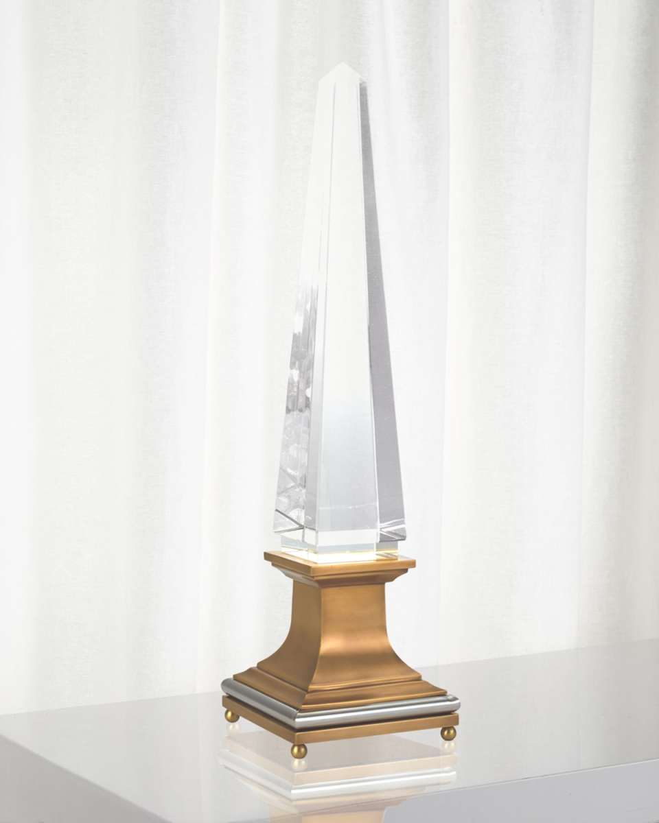 Illuminated Crystal Obelisk