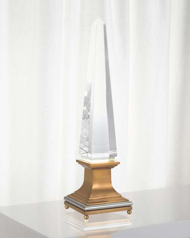 Illuminated Crystal Obelisk