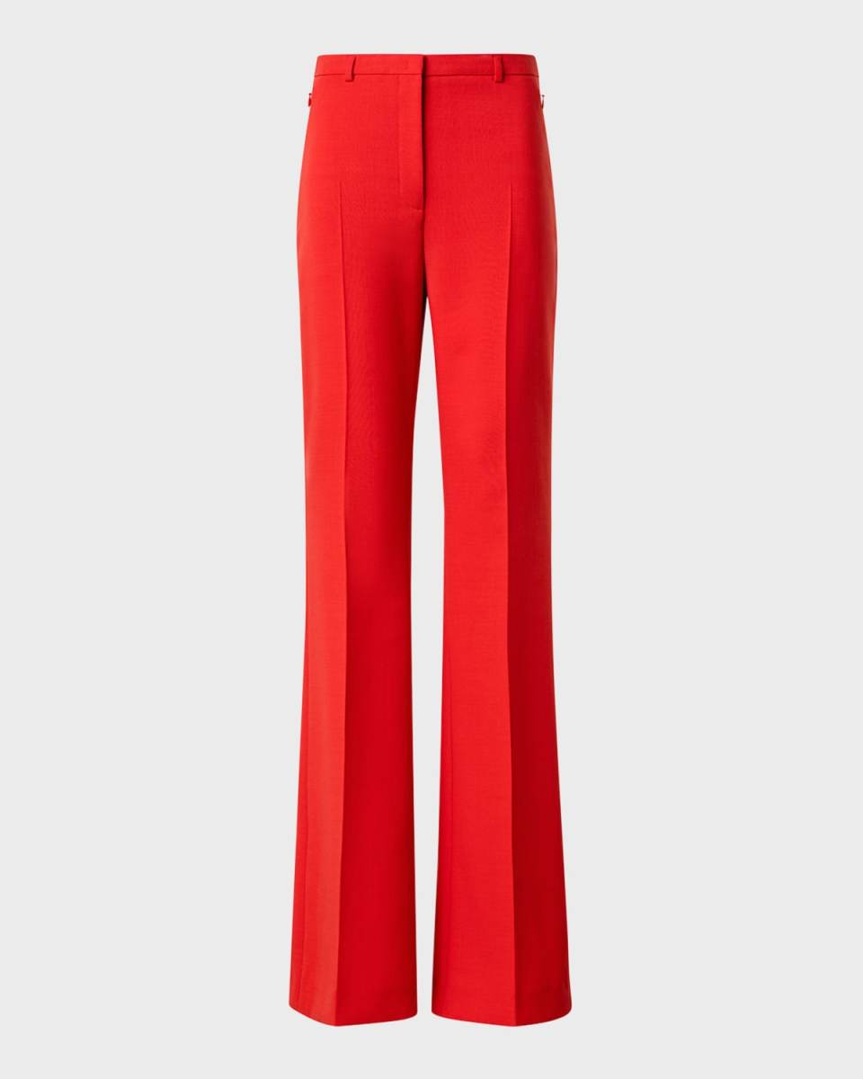 Farrah Boot-Cut Wool Pants