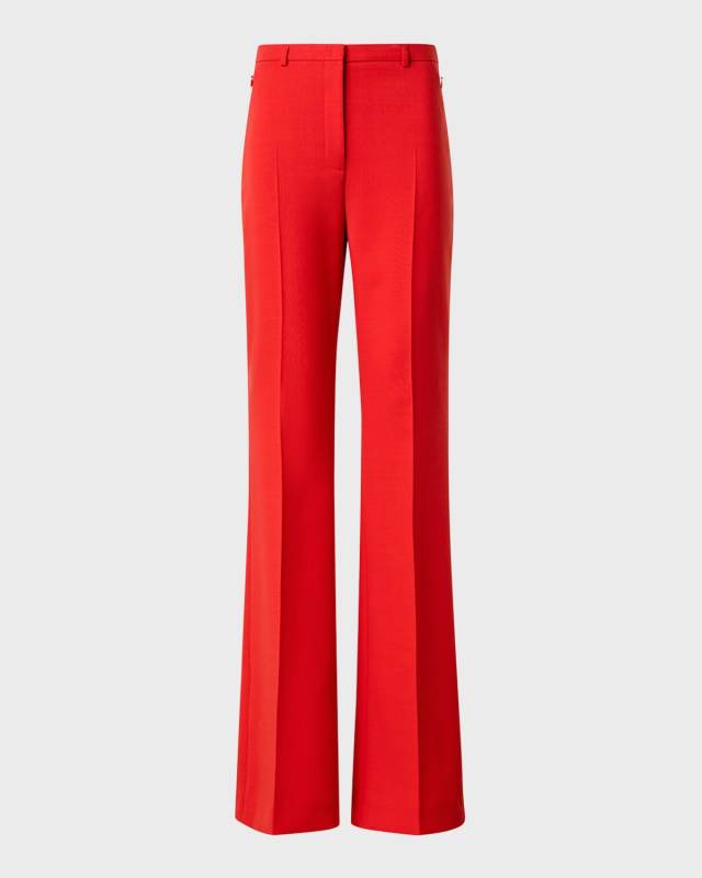 Farrah Boot-Cut Wool Pants