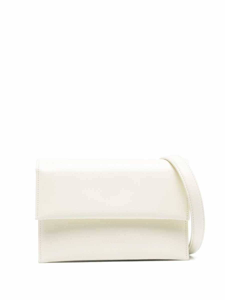 foldover top leather bag