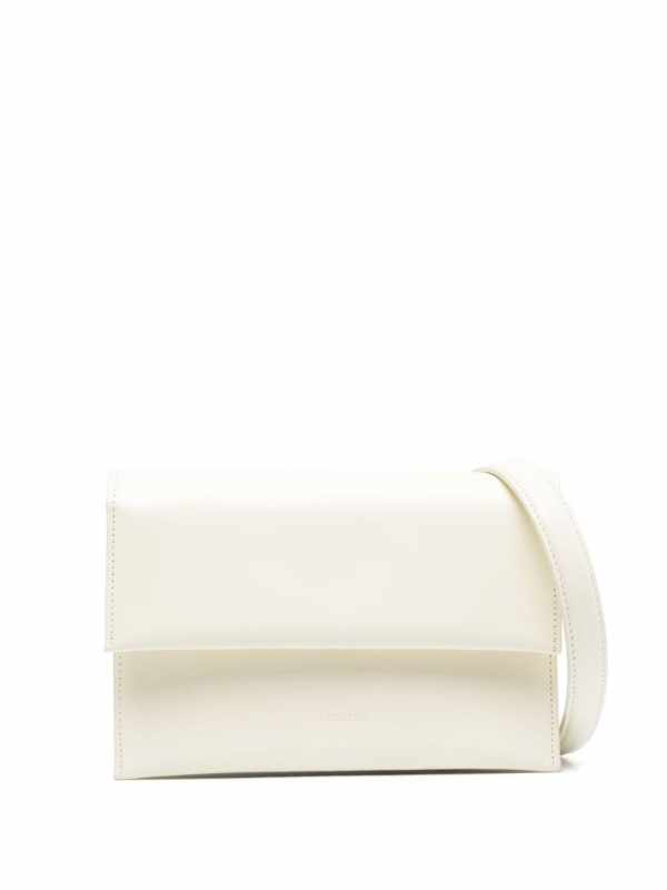 foldover top leather bag