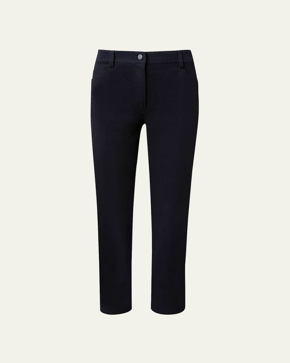 Maru Slim-Legs Ankle Stretch Denim Pants
