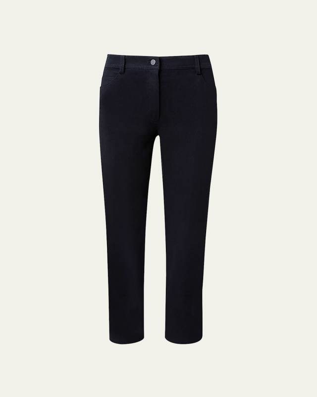 Maru Slim-Legs Ankle Stretch Denim Pants