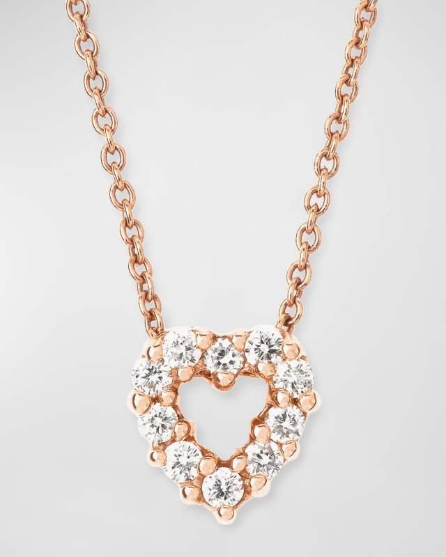 Diamond Heart Pendant Necklace