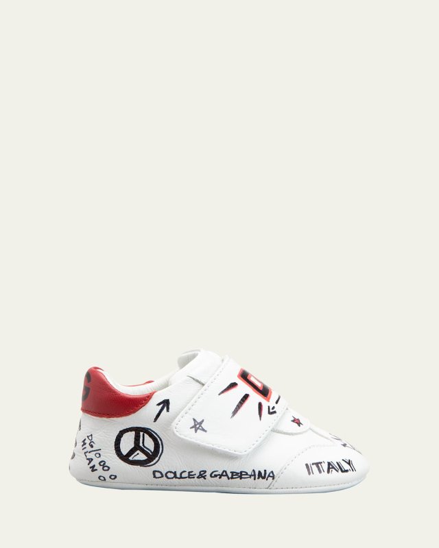 Kid's Prewalker DG Graffiti Logo Sneakers, Newborn-9