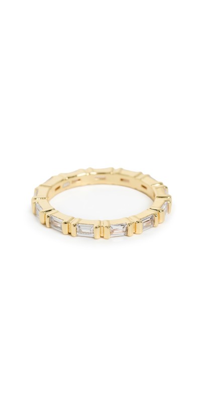 MÉGA Double Baguette Ring Gold