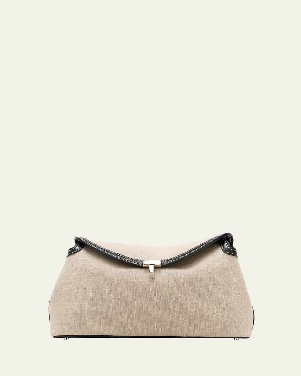 T-Lock Canvas Clutch Bag