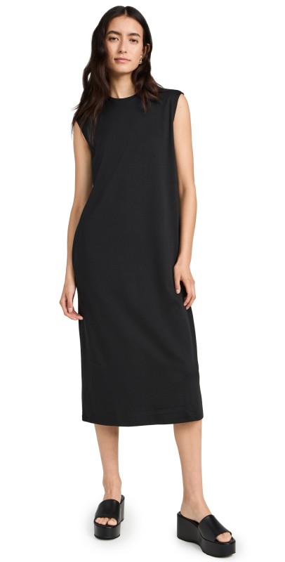Theory Crew Dress Black