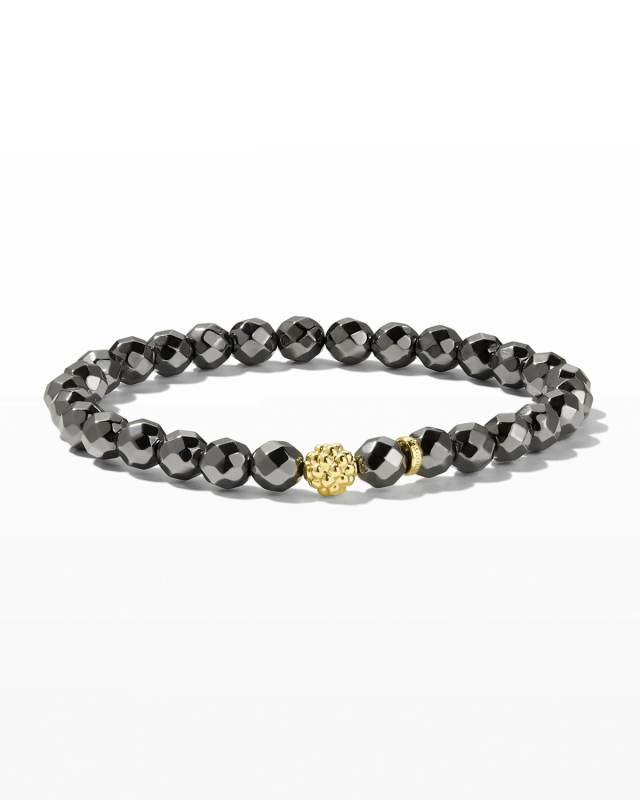 Caviar Icon Beaded Stretch Bracelet