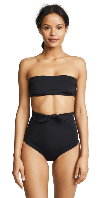 MARA HOFFMAN Abigail Bikini Top Black