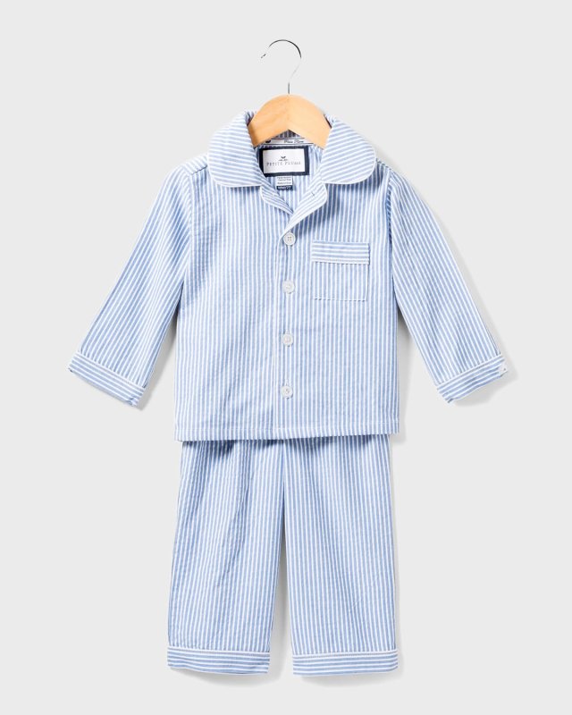 Girl's Striped 2-Piece Pajama Set, Size 6M-14