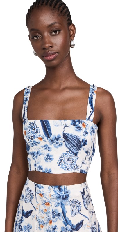 Agua by Agua Bendita Cacao Petalo Top Multicolor